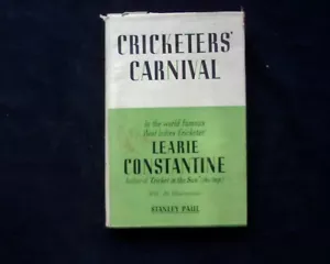 Cricketers Carnival Learie Constantine, West Indies Cricket book SCARCE TITLE - Picture 1 of 4