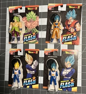 Bandai Dragon Ball Flash Series SB Goku,SS Broly, SB Vegeta SS Vegeta 4” Figures - Picture 1 of 6