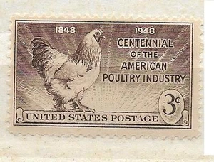 US 968 Poultry Industry 3c single MNH 1948 - Picture 1 of 1