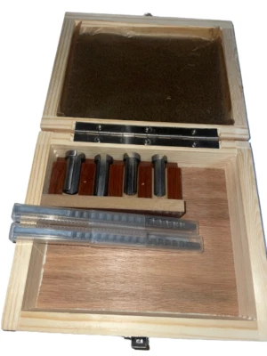 LITTLEMACHINESHOP LTD Amadeal 8pc Keyway Broach Set - HSS/METRIC