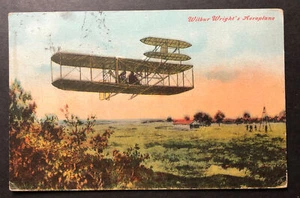 Wilbur Wright's Aeroplane printed aviation  - Picture 1 of 2