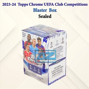 2023-24 Topps Chrome UEFA Club Competitions Soccer Blaster Box Football Cards - Picture 1 of 1