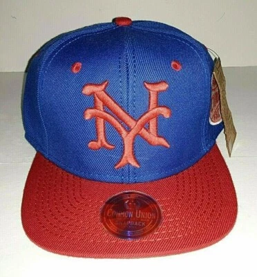 Gorra ajustable New York Cubans Negra League para hombre de dos tonos con cierre a presión Foto 1 de 4