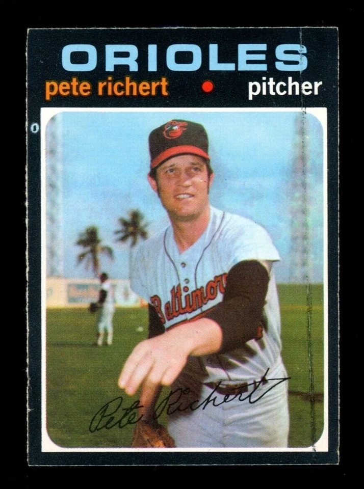 1971 TOPPS  OPC O PEE CHEE BASEBALL #273 PETE RICHERT NM BALTIMORE ORIOLES Card - Image 1 of 2