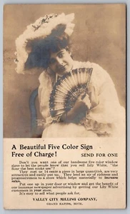 1909 Advertising Postcard Valley City Milling Company Grand Rapids Michigan H7 - Picture 1 of 4