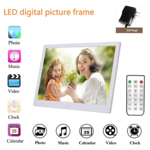 15.4in LED Digital Electronic Photo Picture Frame Album 1080P Video Player - Picture 1 of 12