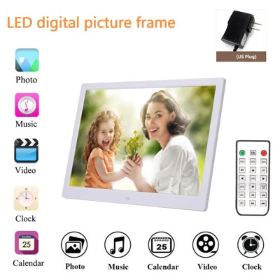 15.4in LED Digital Electronic Photo Picture Frame Album 1080P Video Player - Image 1 of 4