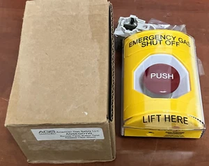 American Gas Safety AGS Emergency Push Button Switch w/ Cover AGSEGOTW - Picture 1 of 1