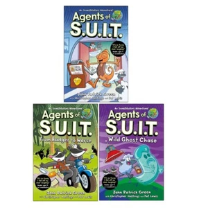 InvestiGators Agents of S.U.I.T. 3 Books Collection Set by John Patrick Green - Picture 1 of 4