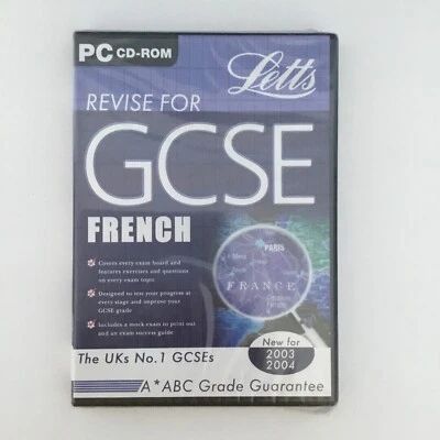 Letts Revise for GCSE French Year 2003/2004 (PC CD-Rom) - Factory Sealed - Image 1 of 2