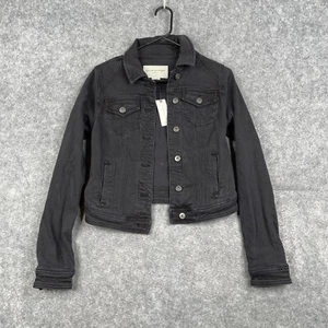 Pilcro And The Letter Press Women’s Denim Jacket XS Black NWT - Picture 1 of 9