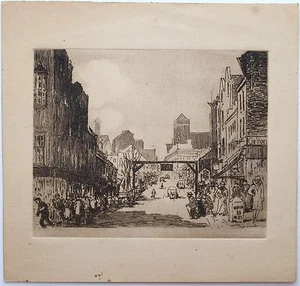 Etching by Cecil Tatton-Winter (1895-1954) Reigate. Early 20th century. - Picture 1 of 1