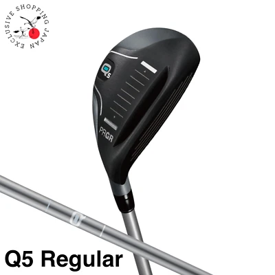 PRGR Carrys Q Utility Hybrid Q5 24° R Regular Flex Graphite Shaft Headcover RH - Image 1 of 4