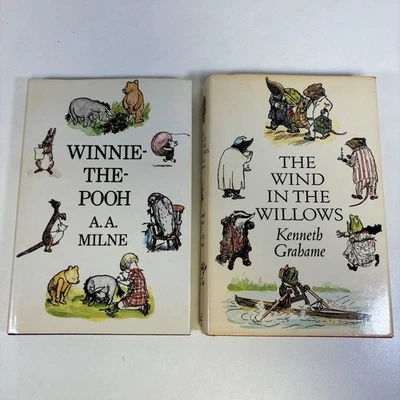 Winnie-The-Pooh / Wind In Willows Milne - rare Hardback Bundle Vintage 1977 BCA - Image 1 of 4
