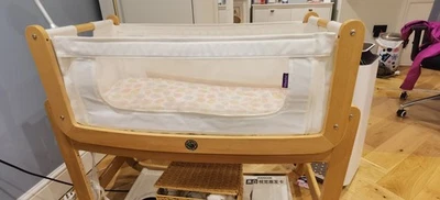 SnuzPod4 Bedside Crib with Mattress and Anti-Reflux Stand - Image 1 of 4