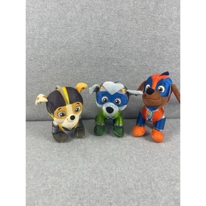 Paw Patrol Pup Pals Lot of 3 Dog Plush Stuffed Animals Rocky, Rubble & Zuma 8-9" - Picture 1 of 8