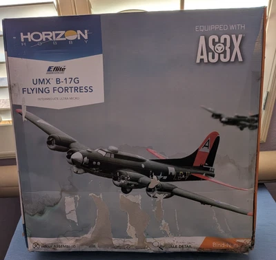 UMX B-17G FLYING FORTRESS BNF (USED/DISCONTINUED) MUST READ DESCRIPTION - Image 1 of 4