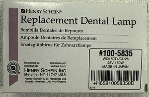 Replacement Dental Lamp, HENRY SCHEIN #100-5835, 25V 150 W Replacement Device - Picture 1 of 4
