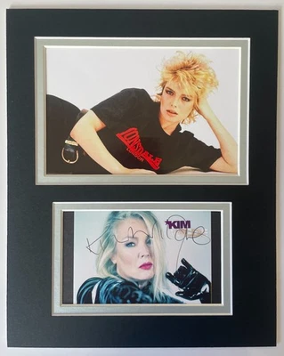 Kim Wilde Signed Autograph 10x8 photo mount display Kids in America Music Singer - Image 1 of 4