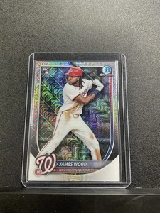 2025 Bowman Chrome James Wood #29 Mojo Refractors Rookie Nationals - Picture 1 of 2