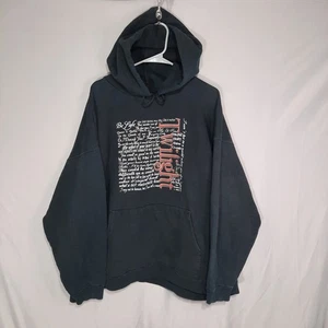 Vintage Twilight Movie Hoodie 2XL Quotes Hooded Sweatshirt Edward Jacob Bella - Picture 1 of 12