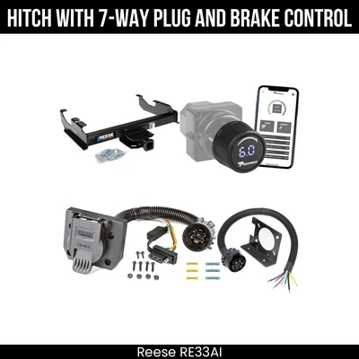 Hitch Tow PKG+ Brake Control For 63-87 Chevy GMC C/K 99-00 Ford F-350 Super Duty - Image 1 of 4