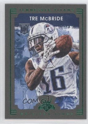 2015 Panini Gridiron Kings Rookies Green Frame Tre McBride #160 Rookie RC - Image 1 of 2