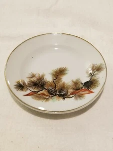 VINTAGE KYOTO CHINA PINES 7408 JAPAN SUACER 3 1/4" NEED THIS FOR YOUR COLLECTION - Picture 1 of 3