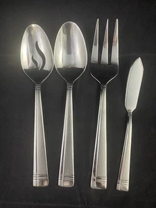 Oneida AMSTERDAM 18/10 Edelstahl 4-teiliges Hostess Servierbesteck - Bild 1 von 8