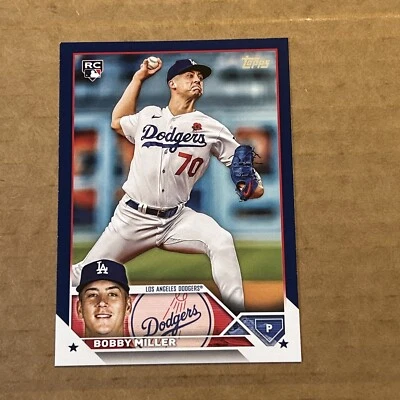 2023 Topps Update Series -  Royal Blue #US188 Bobby Miller (RC) - Image 1 of 2