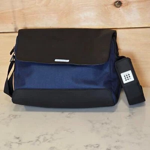 Moleskine Bag Nomad Messenger Laptop Briefcase Crossbody Blue Black - Picture 1 of 12