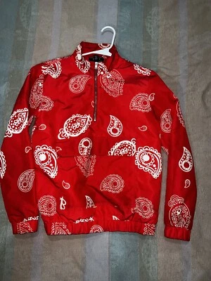 Red Bandanna pullover Jacket - Image 1 of 4