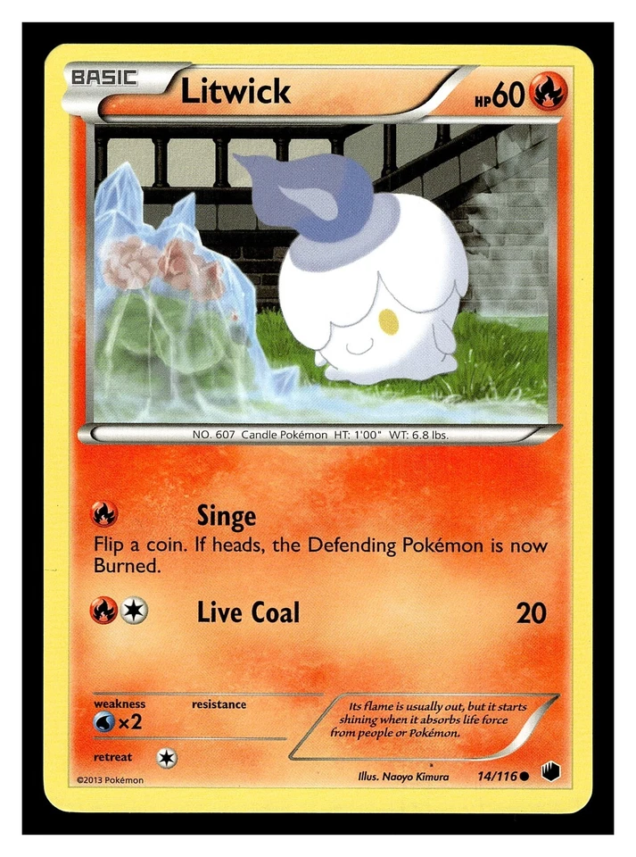 Pokemon Boundaries Crossed Litwick 014/149 - Image 1 of 1