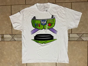 Disney Pixar Buzz Lightyear Toy Story 4 White XL shirt 100% Cotton Space Ranger - Picture 1 of 4