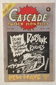 Cascade Comix Monthly #20 Underground Comic Zine April 1980 Trina Robbins, Vojtk - Bild 1 von 5