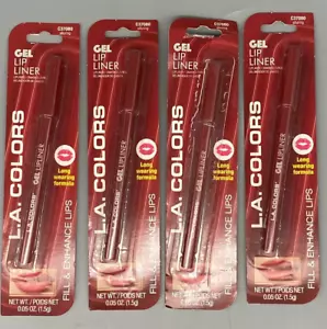L.A. COLORS Gel Lip Liner ALLURING #C37080 Long Lasting Formula x 4PK - Picture 1 of 3