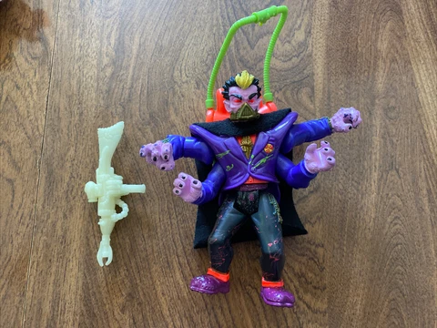 Toxic Crusaders Dr. Killemoff Action Figure Playmates Near Complete Troma 1991 Cover