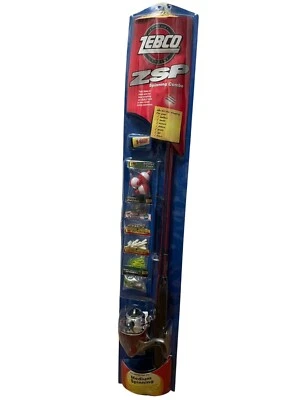 Zebco ZSP Spinning Combo With Medium Action, Bobbers Hooks & Tackle Set - 2009 - Image 1 of 4