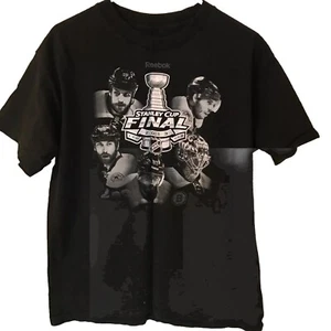 Reebok Herren Stanley Cup Finale Boston Bruins NHL T-Shirt L schwarz mit Grafik - Bild 1 von 12