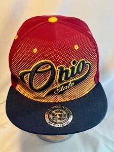 Original Kings Choice Malaki Hat Snapback Flat Bill Ohio State / Cavaliers - Picture 1 of 10