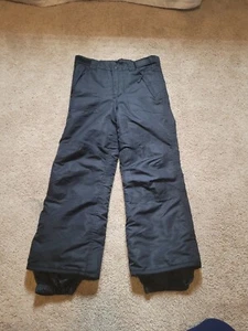Youth Black snow pants Sz. 10 - Picture 1 of 8