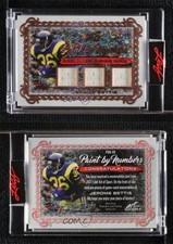 2021 Leaf Art of Sport Paint by Numbers Relics Bronze /25 Jerome Bettis HOF