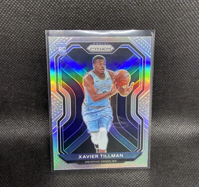 Xavier Tillman Silver Prizm Rookie 2020-21 Panini Prizm Basketball #299 Memphis - Image 1 of 2
