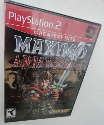 Maximo vs Army of Zin capcom Sony PlayStation 2 NTSC USA GAME NEW SEALED - Image 1 of 4