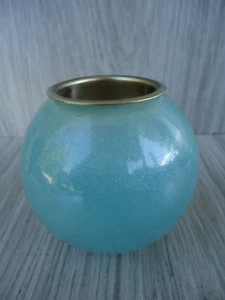 Candelabro Esfera Orbe Lucite De Colección Azul Bebé Perlado MCM Retro Maximalismo 3 pulgadas - Imagen 1 de 8