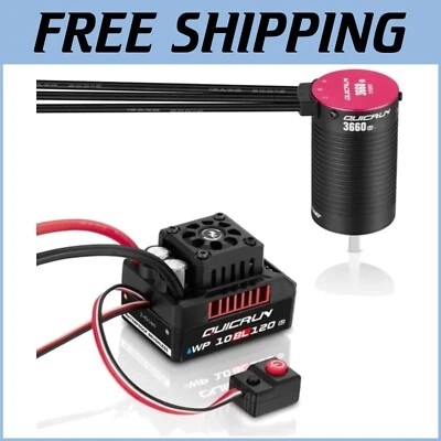High-Performance HOBBYWING Quicrun 10BL120 ESC & 3660SL Brushless Motor Set - Image 1 of 2