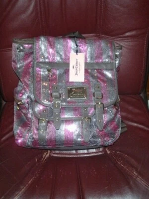 Juicy Couture Sequin Backpack Pink & Gray New W/Tags Retails $99.00 - Image 1 of 4
