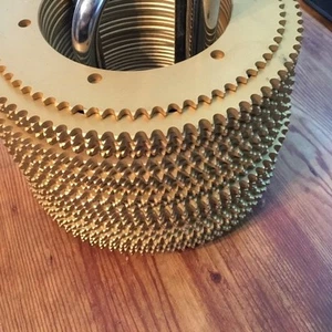 #219 6061-T6 AXLE SPROCKET - GO KART - ALUMINUM - 1-PIECE - GOLD - Picture 1 of 2