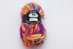1 Skein Dark Horse Yarns Grand in Shower of Flowers Multi Colored - Picture 1 of 5