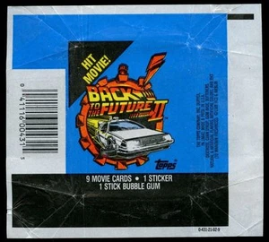 Back To The Future Part II, Trading Card Wrapper #W4 - Photo 1 sur 1